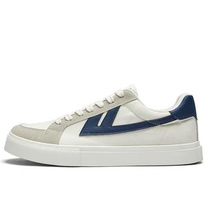 WARRIOR Износостойкие противоскользящие кеды мужские бежево-серые темно-синие, цвет Beige Gray Dark Blue