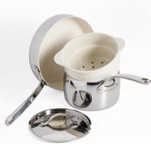 Набор посуды bloomhouse, 4 предмета, серебряный / кремовый