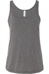 Женская свободная трикотажная майка BELLA + CANVAS, deep heather