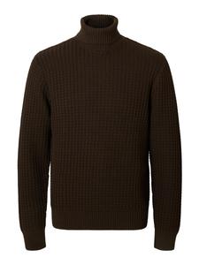 Свитер SELECTED SLHTOM, темно-коричневый