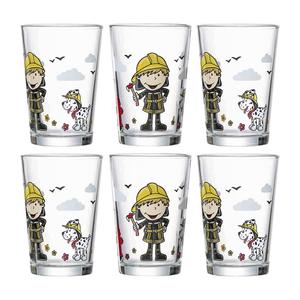 Детские стаканчики Детские бокалы Пожарный Берни 205 мл, набор из 6 разноцветных штук Ritzenhoff & Breker, Bunt