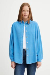 Хлопковая рубашка American Vintage, синий