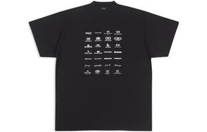 Футболка Balenciaga Archives Logos, черный
