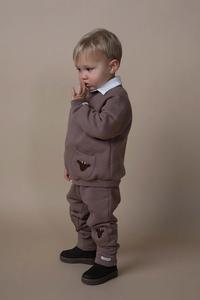 Детские спортивные штаны Joek Trousers Stags из хлопка Donsje, коричневый