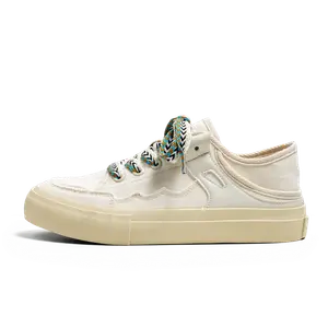 BOLE Мужские низкие кеды из холста бежевые, цвет Beige