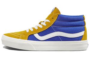 Кроссовки Vans SK8-Mid Yellow Blue Splicing Unisex 'Yellow Blue'