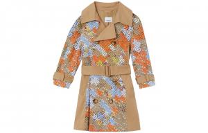 Детский тренч Burberry, цвет Beige