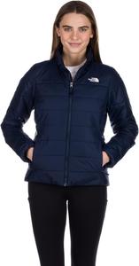 Женская куртка The North Face утепленная с воротником-стойкой, темно-синий