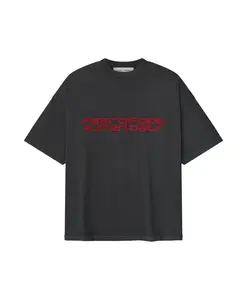 Футболка с коротким рукавом в стиле 90-х Fear Of God, серый