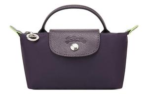 Сумка через плечо из переработанного полиамида Regular женская фиолетовая LONGCHAMP