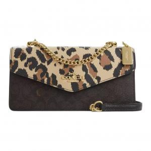 Klare Refined Litchi Grain Leather с покрытием из ткани конверт, сумка через плечо, кроссбоди Medium Women's COACH, Set (Bag+Dust Bag)