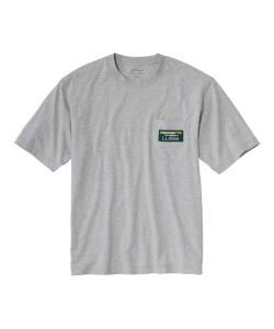 Футболка L.L.Bean Katahdin Logo, с коротким рукавом, стандартный американский крой.