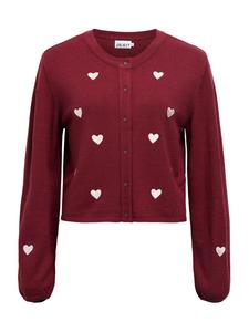 Вязаный кардиган OBJECT OBJTHESS, коричневый