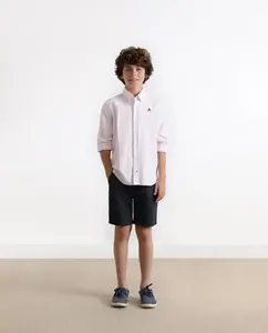 Длинный рукав детская рубашка в полоску Scalpers, розовый