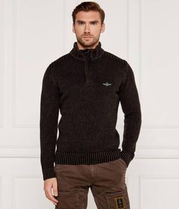 Свитер Regular fit Aeronautica Militare, коричневый
