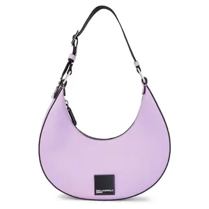 Сумка Karl Lagerfeld Jeans A3W30203 с логотипом Box Logo, фиолетовый