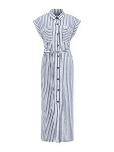 Платье-рубашка Barbour Abby, цвет Dark blue/White