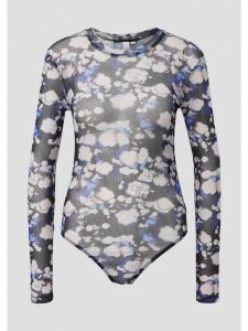 QS Футболка-боди в черном цвете (99A0_black)