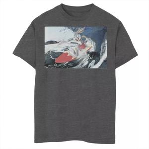 Футболка с изображением портрета Looney Tunes Bugs Bunny Surf The Wave для мальчиков 8–20 лет Licensed Character