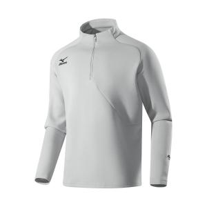Mizuno Long Sleeved Semi Zippered Sports Sweatshirt Unisex