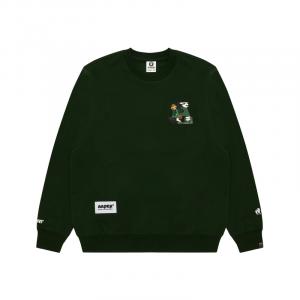 Толстовка с логотипом A Bathing APE Aape, зеленый