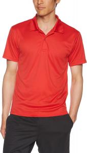 Мужская поло-рубашка Glimmer 00351-AIP с коротким рукавом, трикотажное полотно, плотность ткани 3,5 унции, красный