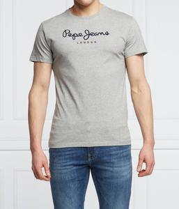 Футболка мужская Pepe Jeans London с надписью, серый
