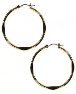 Золотистые серьги-кольца Nine West, gold