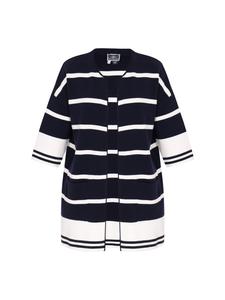 DreiMaster Женский кардиган в сине-белую полоску