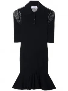 Сетчатое платье мини с логотипом Arrow OFF-WHITE, черный