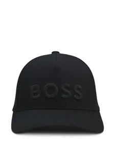 Кепка с вышитым логотипом Boss, черный