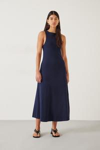 Платье макси из джерси Rosita Hush, синий