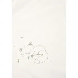 Детское одеяло Лисенок Филу из микрофлиса Sterntaler, светло-серый