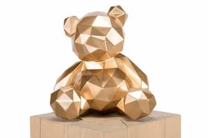 Скульптура KUNSTLOFT, 30x28x23 см, золотой