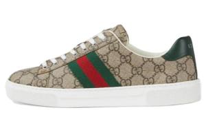 Женская футболка Ace 'GG Crystal Canvas Beige' от GUCCI, цвет эбони