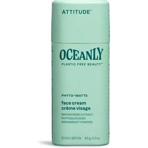 ATTITUDE Oceanly Крем-стик для лица, проверенный EWG, растительные и минеральные ингредиенты, веганские продукты для ухода за кожей, ФИТОМАТОВЫЙ, без запаха, 8,5 грамм