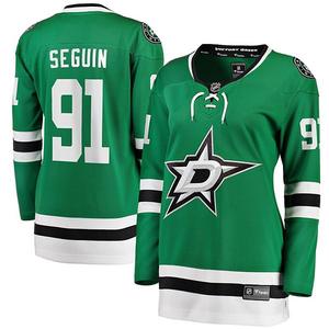 Женская хоккейная футболка Dallas Stars Tyler Seguin Kelly Green Home Breakaway Fanatics