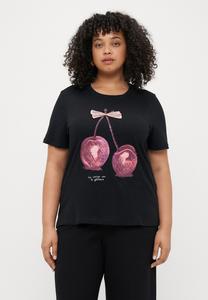 Футболка ONLY Carmakoma CARKITA LIFE O NECK TEE , Black /Black