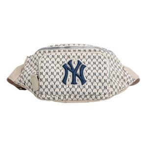 Поясная сумка MLB Monogram Series Retro Full Print NY New York Yankees Casual Classic белого цвета