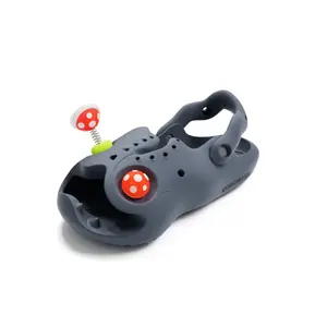 HelloSlippers Мистер Скалли Пожирающий Цветок, Пляжные сланцы унисекс - шиферно-серые, цвет Slate Gray