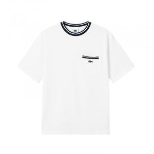 Футболка мужская LACOSTE, белый/мультиколор