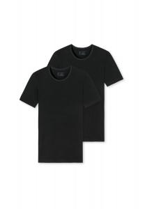 Футболка 2 шт 95/5 SCHIESSER, черный