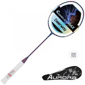 DEERWAY Конфликт Тайгер Full Carbon бадминтонная ракетка Offensive Hard Head Entry Level Unisex 5UG5 Blue