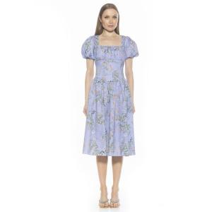 Женское платье миди Jessi с заниженной талией Alexia Admor, цвет blue floral