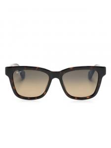 Maui Jim солнцезащитные очки Hanohano в квадратной оправе, коричневый