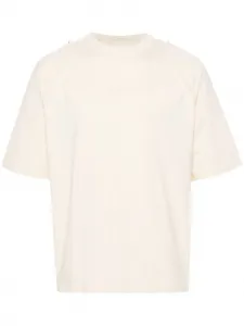 Футболка Le Camargue с вышитым логотипом JACQUEMUS, нейтральный