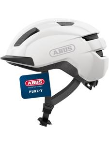 ABUS Велосипедный шлем PURL-Y блестящего белого цвета