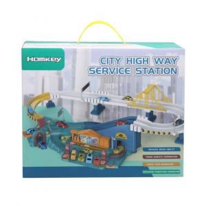 Интерактивный Комплект Гоночная Трасса Парковка Автомобили Свет Звук Import ProNice