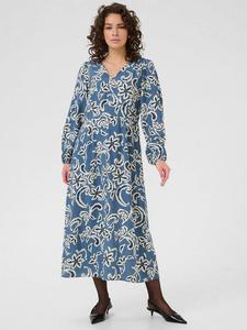 Платье миди с абстрактным принтом Dahlia KAFFE, Blue/Multi