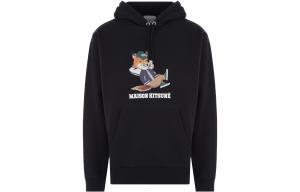 Толстовка Chillax Fox из хлопка Maison Kitsune, черный